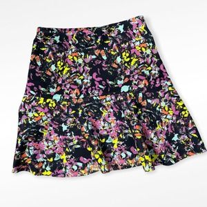 Ole by Koton Floral Skater Skirt XS